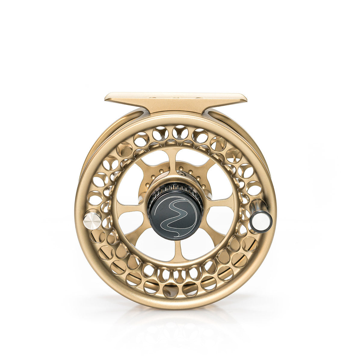 3Plus Fly Reel - Note: 3plus clear delivered with black drag and spool knobs